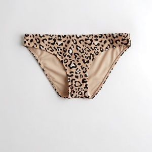Hollister Leopard Print Bikini Bottoms